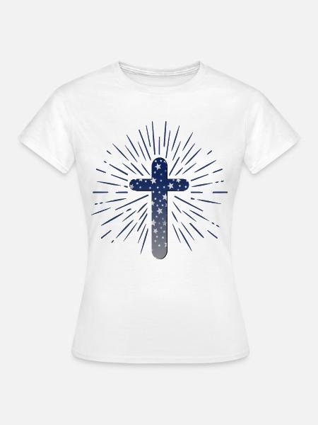 CHRISTLICHER GLAUBE RELIGION - Frauen T-Shirt - Weiß