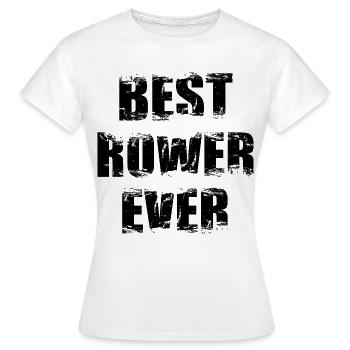 Rameur - T-shirt Femme - blanc - Devant - AI Model Female 172 dark (172cm)