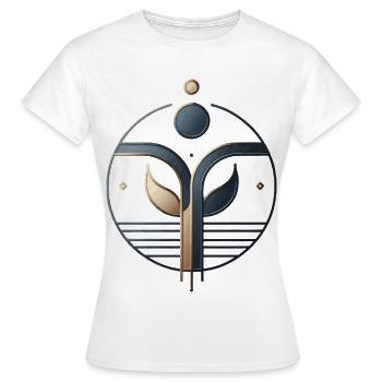 Symbole de croissance organique - T-shirt Femme - blanc - Devant - AI Model Female 172 dark (172cm)