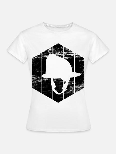 Feuerwehrhelm - Frauen T-Shirt - Weiß