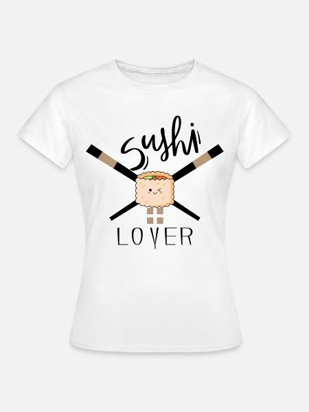 Sushi Lover - Sushi Lovers Gift Idea - Frauen T-Shirt - Weiß