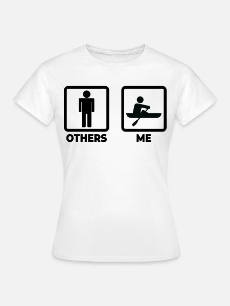 Ich als Ruderer - Frauen T-Shirt - Weiß