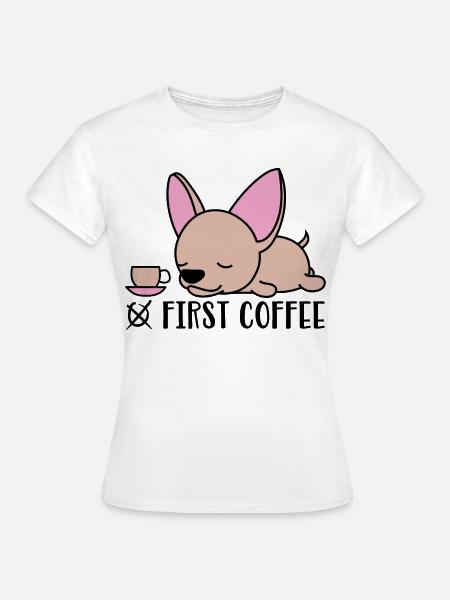 kleiner Hund - Frauen T-Shirt - Weiß