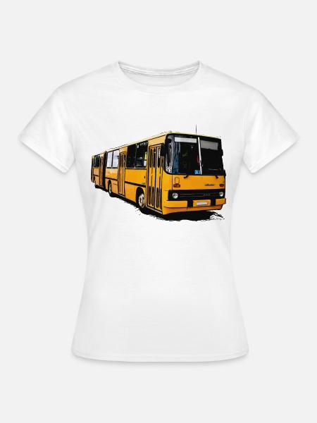 Gelber Ikarus Bus Z80 - Frauen T-Shirt - Weiß