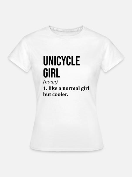 Einrad-Einrad-Einrad - Frauen T-Shirt - Weiß