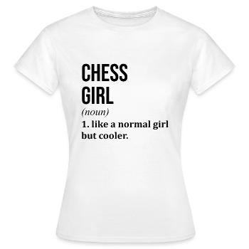 Chess Chess Chess - Women's T-Shirt - white - Front - AI Model Female 172 dark (172cm)