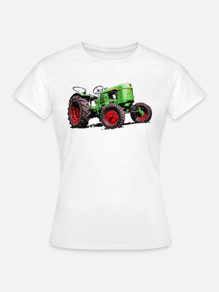 Alter Deutz Traktor D25 - Frauen T-Shirt - Weiß