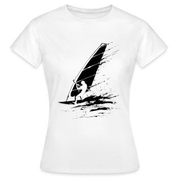 Windsurfers - Women's T-Shirt - white - Front - AI Model Female 172 dark (172cm)