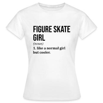 Eiskunstläufer, Eiskunstläufer, Eiskunstläufer, - Frauen T-Shirt - Weiß - Vorne - AI Model Female 172 dark (172cm)