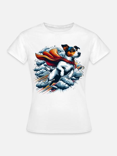 Super Hund Jack Russell Terrier Geschenk - Frauen T-Shirt - Weiß