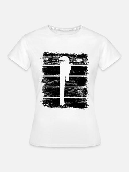 Rohrzange Zeichnung - Frauen T-Shirt - Weiß