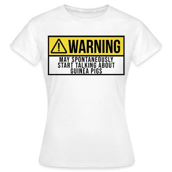 Guinea Pig Guinea Pig Guinea Pig - Women's T-Shirt - white - Front - AI Model Female 172 dark (172cm)