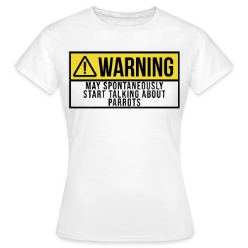 Perroquet Perroquet Perroquet - T-shirt Femme - blanc - Devant - AI Model Female 172 dark (172cm)