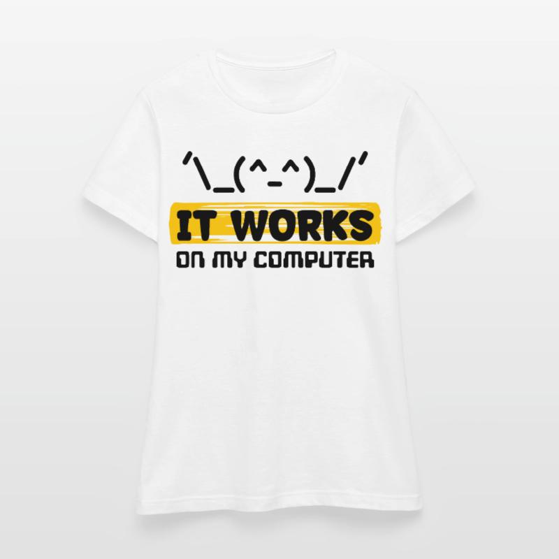 Coden Skripting Computerfreak Developer Statement Frauen T-Shirt