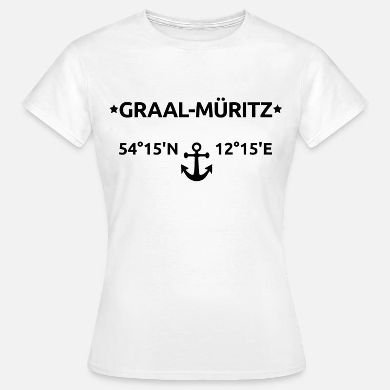 Graal Müritz Coordinates - Women's T-Shirt - white