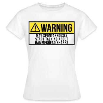 Requin-marteau Requin-marteau Requin-marteau Requin-marteau - T-shirt Femme - blanc - Devant - AI Model Female 172 dark (172cm)