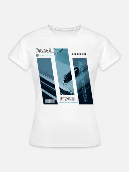 Never Stop Exploring - Frauen T-Shirt - Weiß