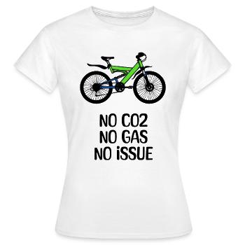 Bicycle Statement Ravitaillement en énergie - T-shirt Femme - blanc - Devant - AI Model Female 172 dark (172cm)