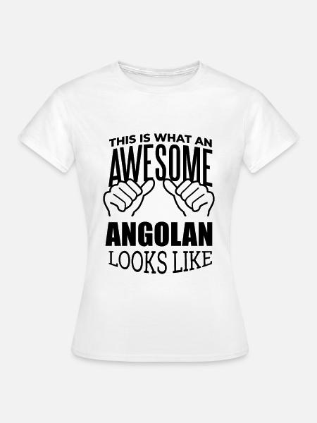 Angola Angola Angola - Frauen T-Shirt - Weiß