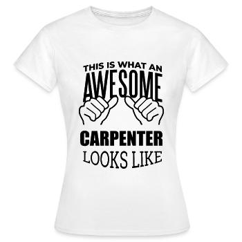 Charpentier Charpentier Charpentier - T-shirt Femme - blanc - Devant - AI Model Female 172 dark (172cm)