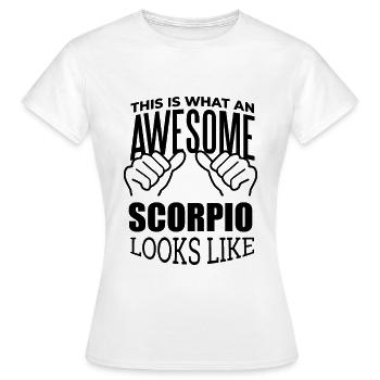 Scorpion Scorpion Scorpion - T-shirt Femme - blanc - Devant - AI Model Female 172 dark (172cm)