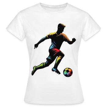 Soccer Players for Soccer Fans - Women's T-Shirt - white - Front - AI Model Female 172 dark (172cm)