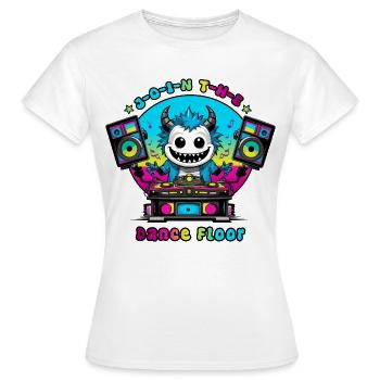 Monstre disco - T-shirt Femme - blanc - Devant - AI Model Female 172 dark (172cm)