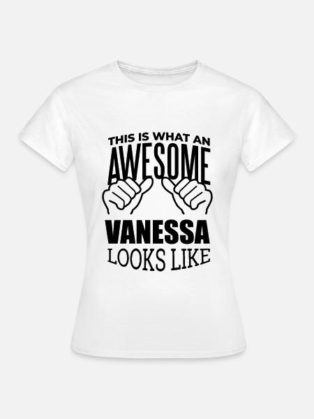 Vanessa Vanessa Vanessa - Frauen T-Shirt - Weiß