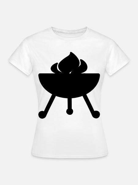 Grill - Frauen T-Shirt - Weiß