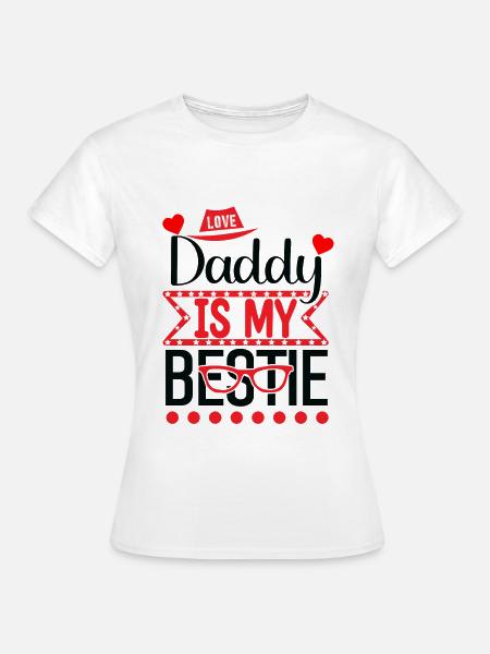 Bester Papa - Frauen T-Shirt - Weiß