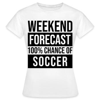 Soccer Soccer Soccer - Women's T-Shirt - white - Front - AI Model Female 172 dark (172cm)