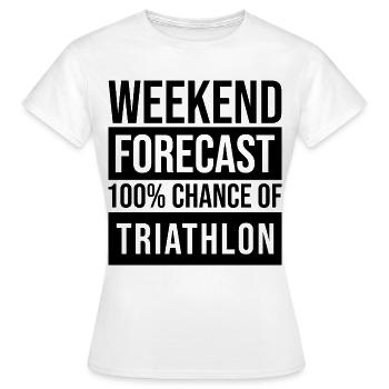 Triathlon Triathlon Triathlon - T-shirt Femme - blanc - Devant - AI Model Female 172 dark (172cm)