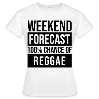 Reggae Reggae Reggae - T-shirt Femme - blanc - Devant - AI Model Female 172 dark (172cm)
