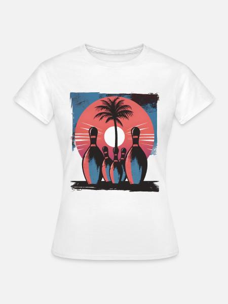 Bowling - Frauen T-Shirt - Weiß