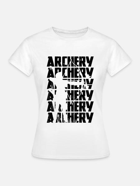Bogensport - Frauen T-Shirt - Weiß