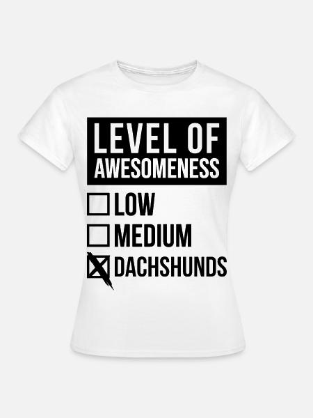 Dackel Dackel Dackel - Frauen T-Shirt - Weiß