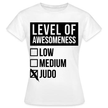 Judo Judo - T-shirt Femme - blanc - Devant - AI Model Female 172 dark (172cm)