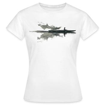 Rower - Women's T-Shirt - white - Front - AI Model Female 172 dark (172cm)