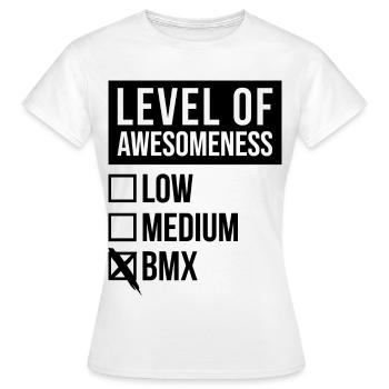 BMX BMX BMX - T-shirt Femme - blanc - Devant - AI Model Female 172 dark (172cm)