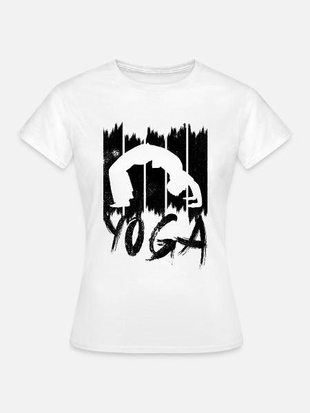 Yoga - Frauen T-Shirt - Weiß