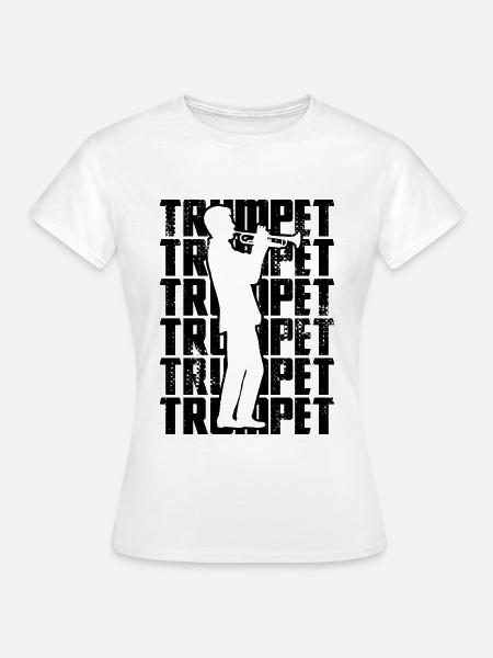 Trompete - Frauen T-Shirt - Weiß