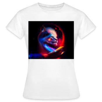 Lion Univers - Women's T-Shirt - white - Front - AI Model Female 172 dark (172cm)