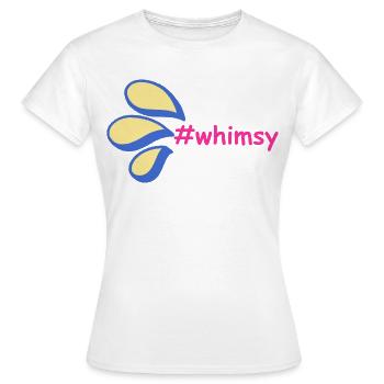 Hatch tag whimsy slogan - Women's T-Shirt - white - Front - AI Model Female 172 dark (172cm)