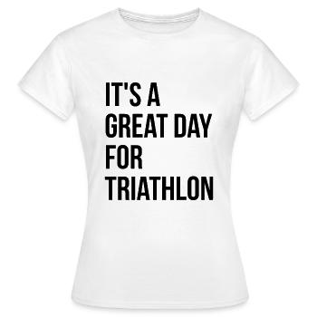 Triathlon Triathlon Triathlon - T-shirt Femme - blanc - Devant - AI Model Female 172 dark (172cm)