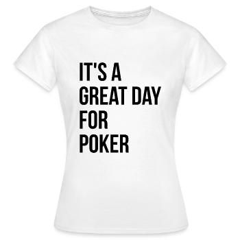 Poker Poker Poker - Women's T-Shirt - white - Front - AI Model Female 172 dark (172cm)