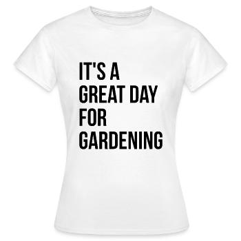 Jardinage Jardinage Jardinage - T-shirt Femme - blanc - Devant - AI Model Female 172 dark (172cm)