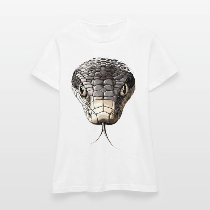 Serpent Python Cobra Mamba Serpent à sonnettes Serpent T-shirt Femme