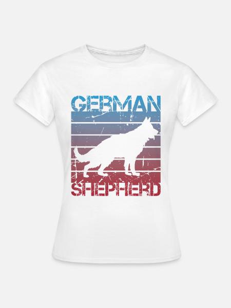 Schäferhund - Frauen T-Shirt - Weiß