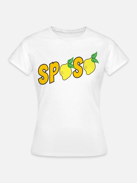 Italienischer Hochzeitsbräutigam - Frauen T-Shirt - Weiß