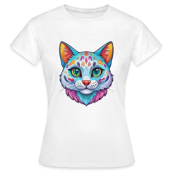 Australian Spotted Mist Cat Breed Cartoon Kawaii A - Women's T-Shirt - white - Front - AI Model Female 172 dark (172cm)